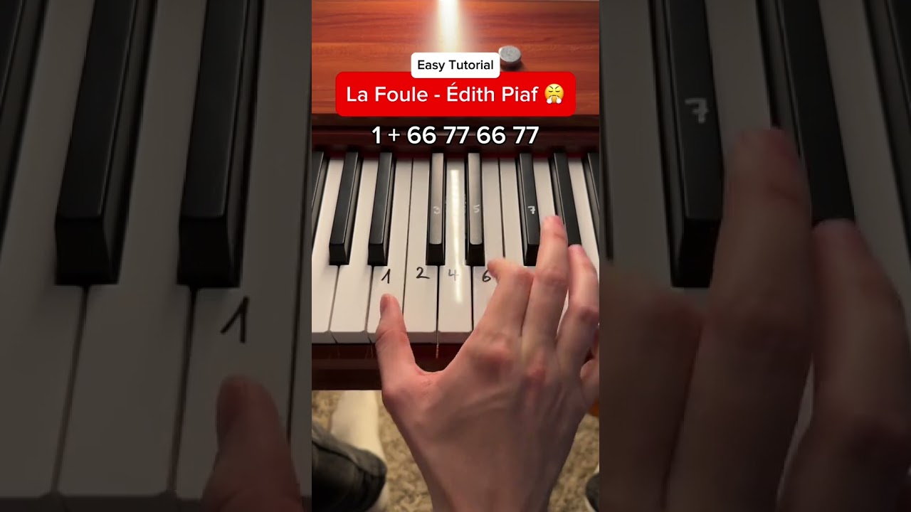 La Foule - &Eacute;dith Piaf #piano