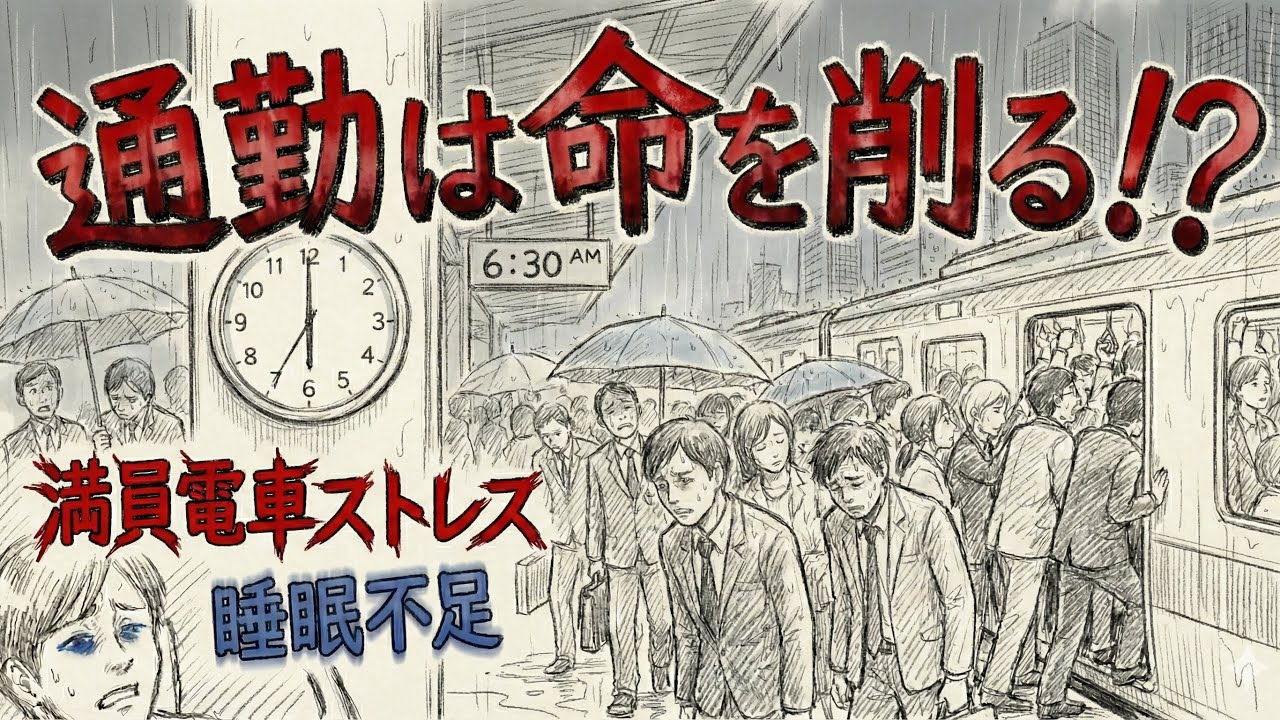 通勤は命を削る⁉︎