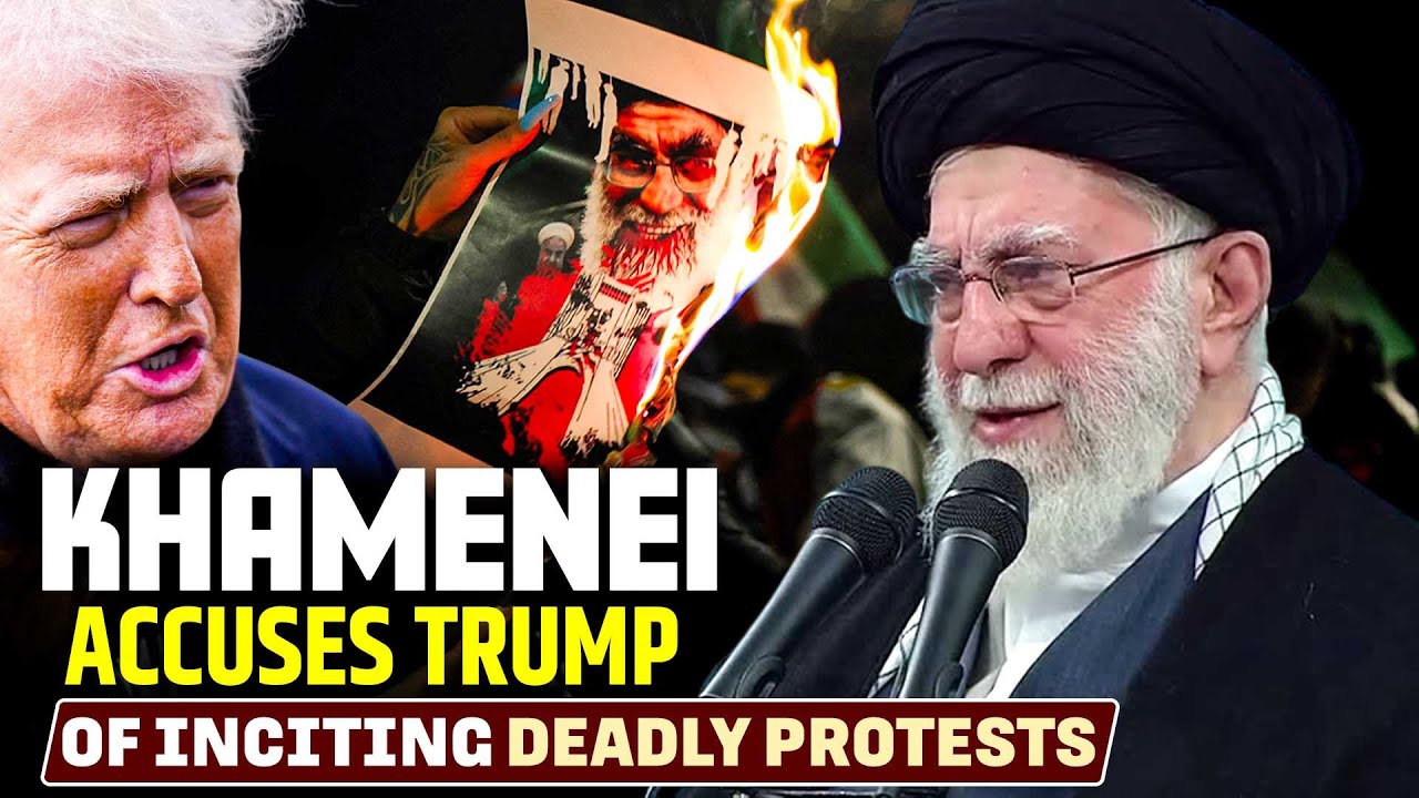 Iran's Khamenei blames U.S. President Trump for inciting deadly protests