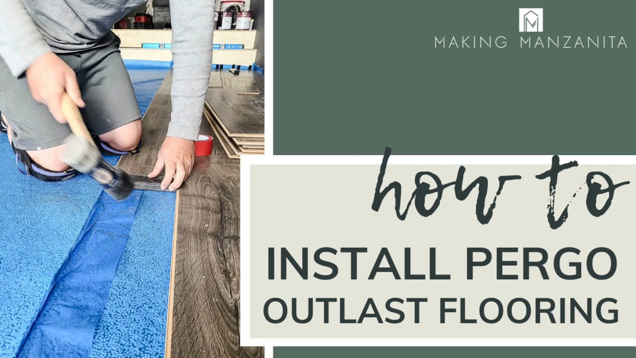 How To Install Pergo Outlast Flooring | DIY Laminate Floor Installation for Beginners!
