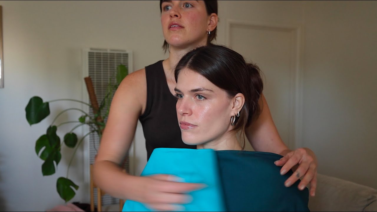 ASMR Color Analysis, Tingly Fabric Draping & Fixing 🌈 Finding Personal Color Season 💚 Soft-Spoken
