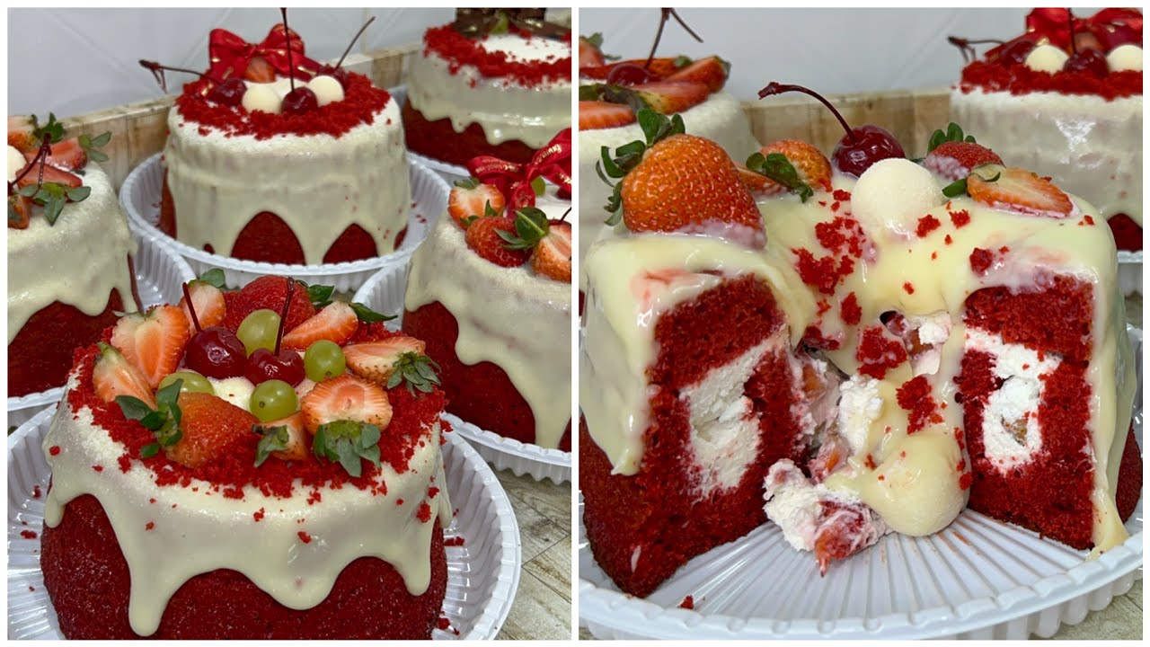 FEITO NO LIQUIDIFICADOR, O MAIS VENDIDO NO NATAL. BOLO CASEIRINHO RED VELVET RECHEADO. 