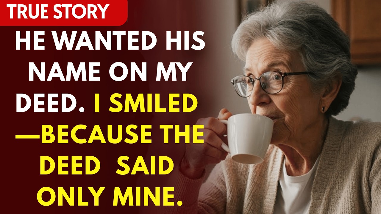 He Wanted His Name on My Deed. I Smiled and Handed Him a Notice Instead.