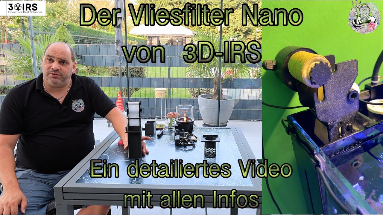 Der Vliesfilter Nano von  3D-IRS