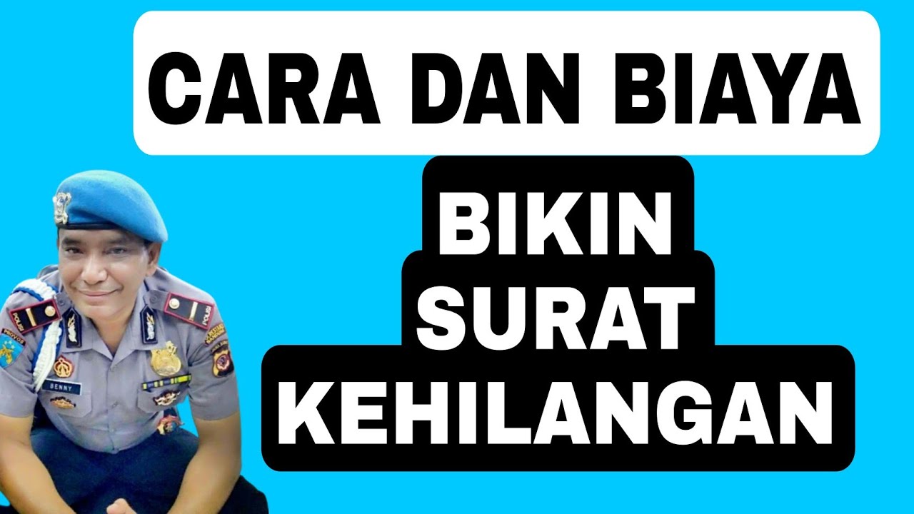 Cara dan biaya mengurus surat kehilangan di Polisi