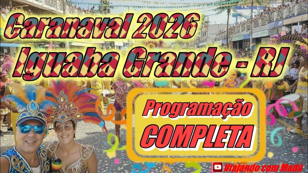 🎭✨Carnaval em Iguaba Grande 2026: Roteiro completo e onde a folia acontece! #iguabagrande #carnaval