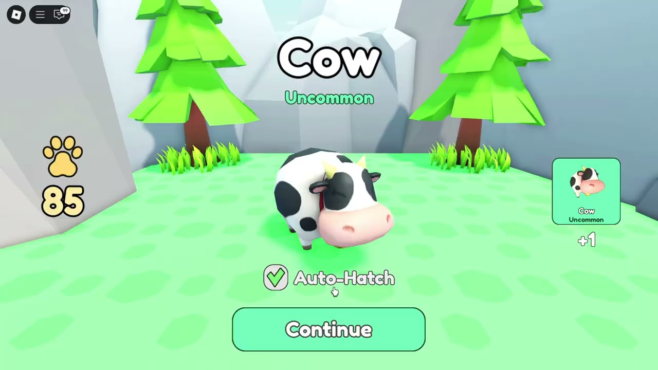 collect all pets rebirth 11 (all uncommons done)