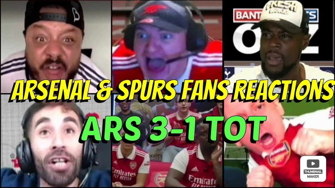 ARSENAL & SPURS FANS REACTION TO ARSENAL 3-1 TOTTENHAM | FANS CHANNEL