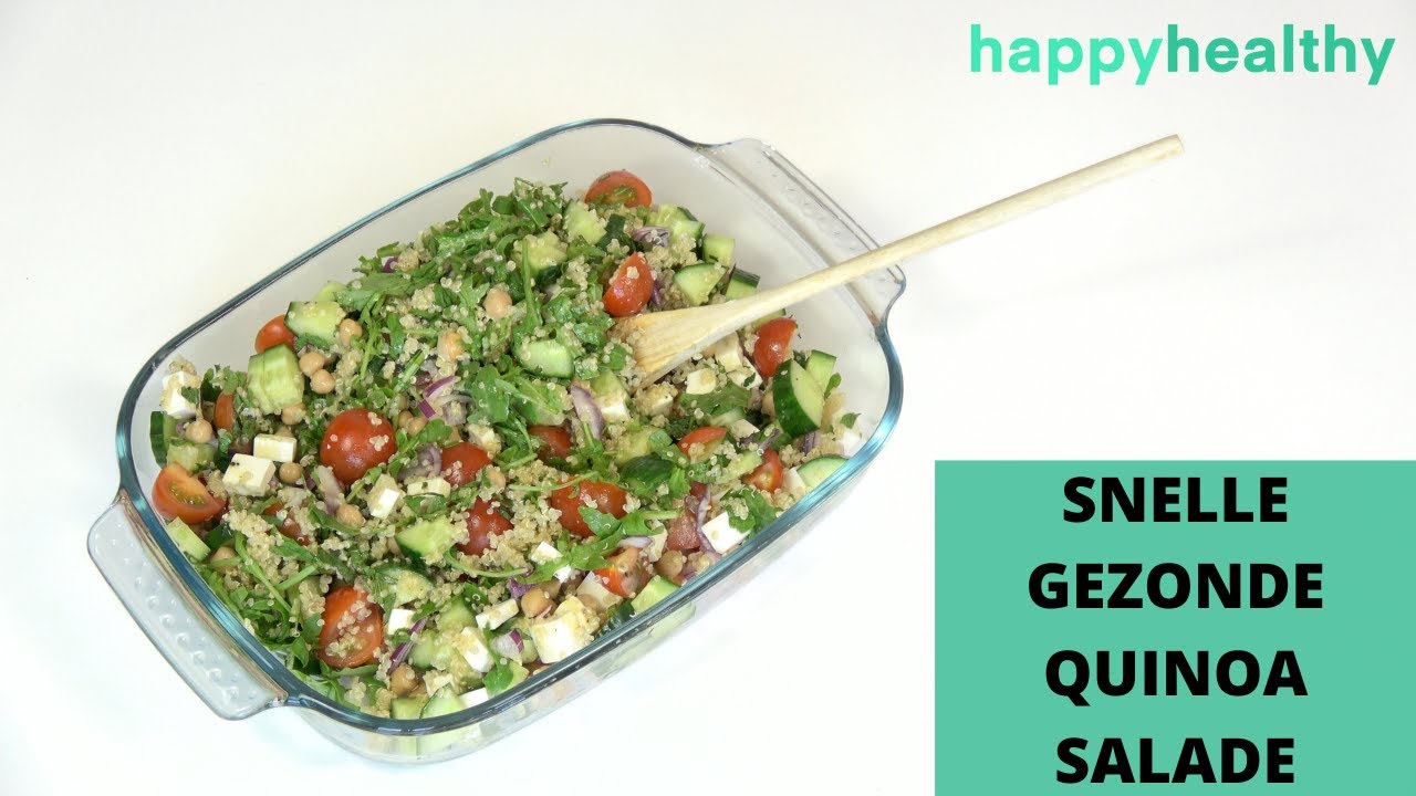 RECEPT - Snelle GEZONDE QUINOA maaltijd SALADE