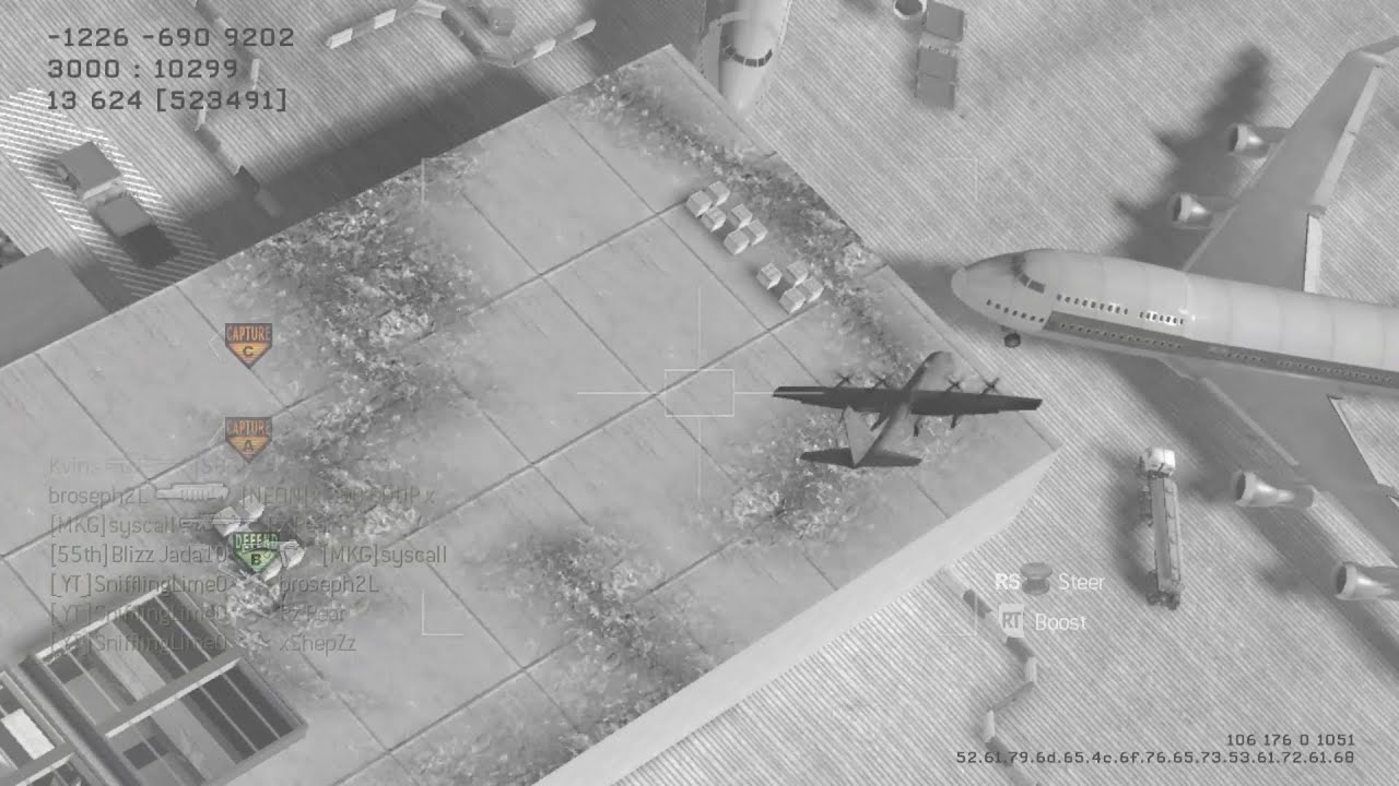 MW2 Destroying AC-130 using Predator Missile