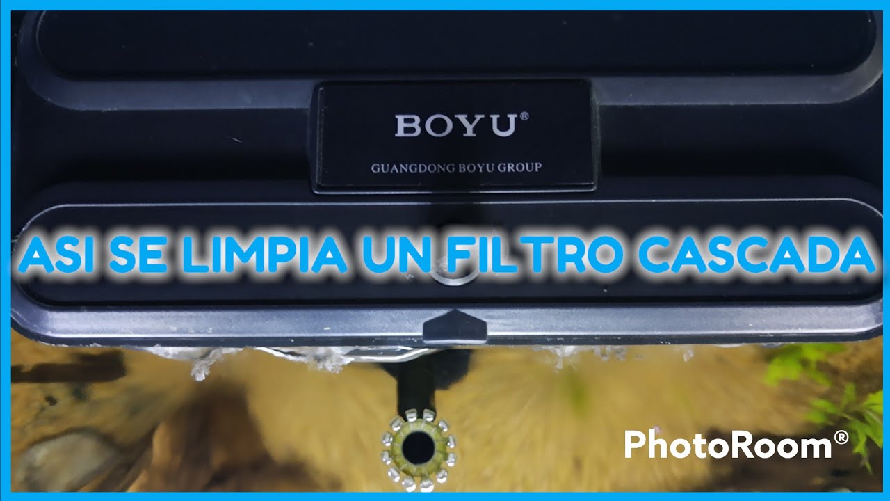 Mantenimiento a filtro de cascada/ Boyu wf-2055