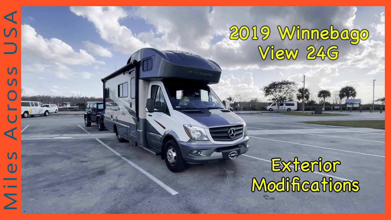 Внешние модификации и улучшения 2019 Winnebago View