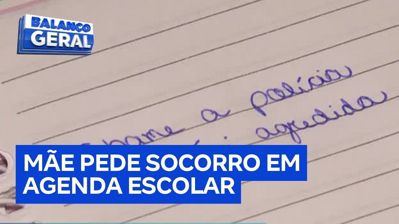 Mãe pede socorro em bilhete na agenda escolar e denuncia agressões do companheiro em Itupeva (SP)