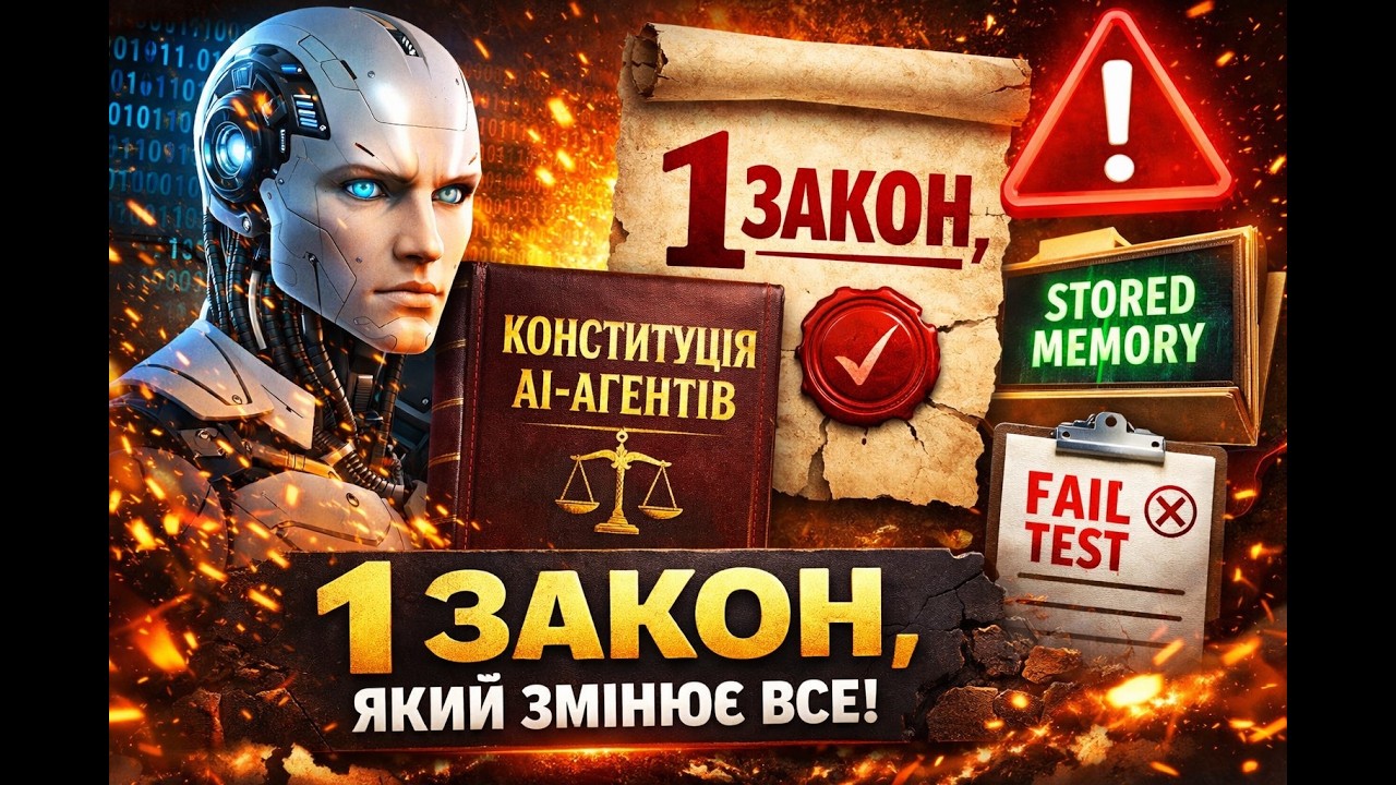 Конституція для AI-агентів: 1 закон, який змінює все