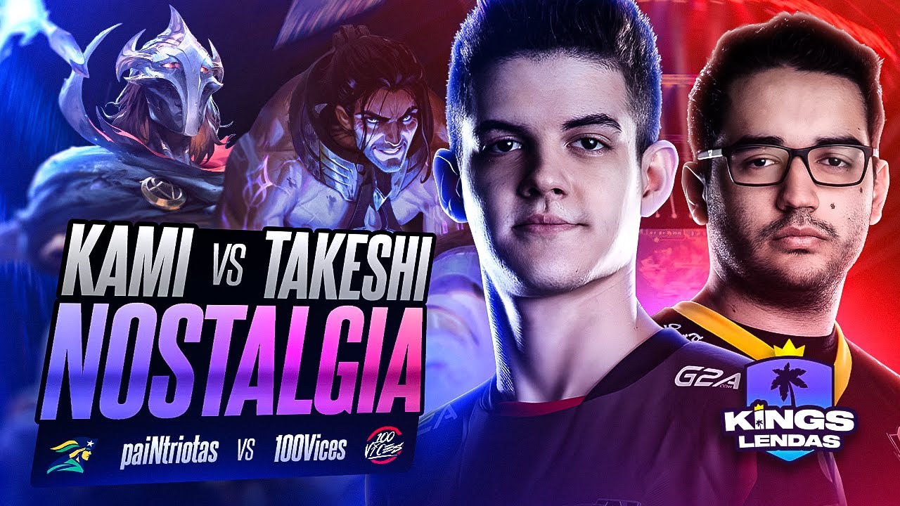 KAMI x TAKESHI: A MAIOR RIVALIDADE DO MID BRASILEIRO | 100V x PAT - Kings Lendas