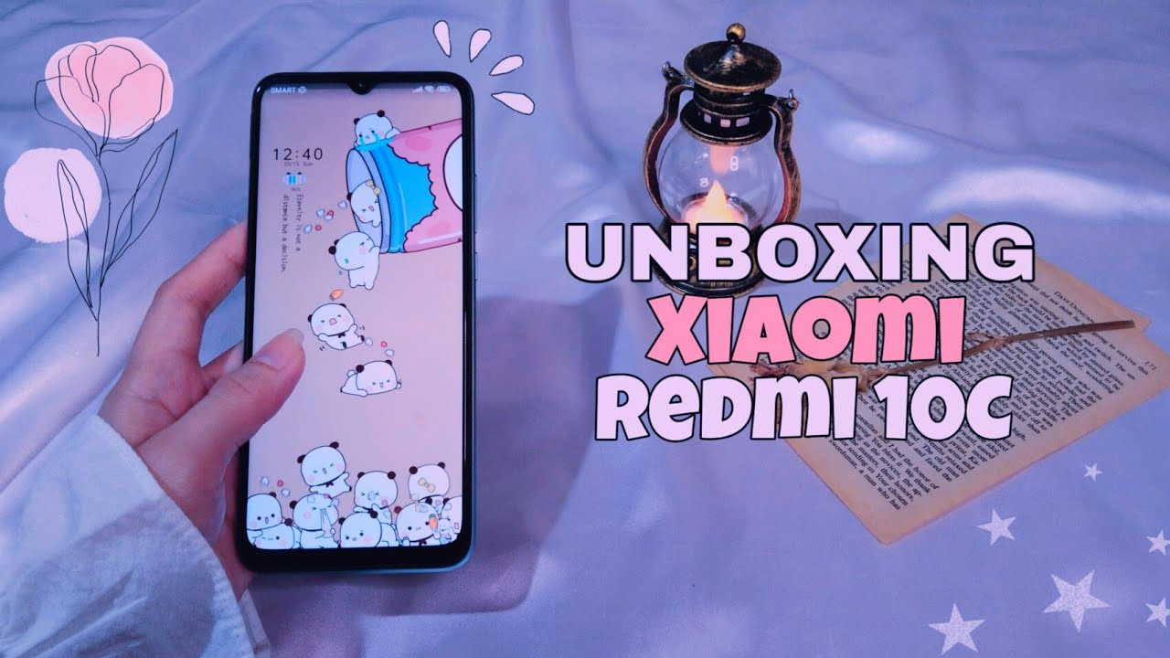 Xiaomi Redmi 10C [ aesthetic unboxing asmr + camera test + Freebies ]
