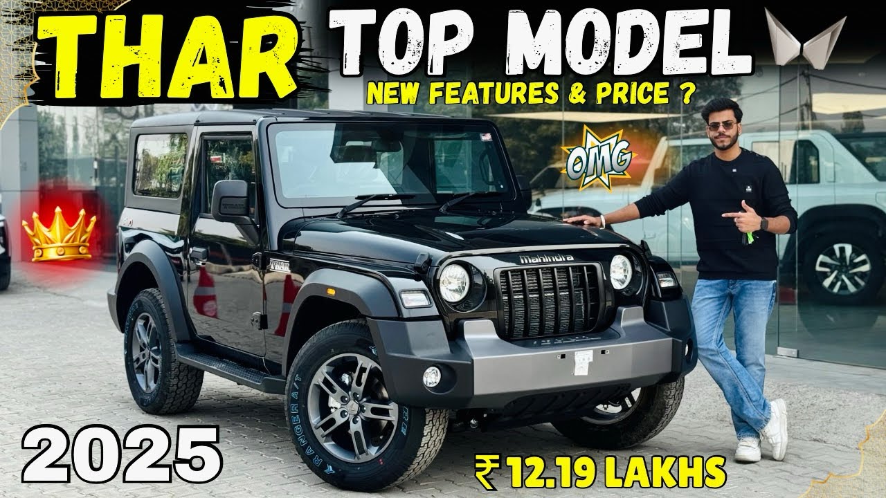 Mahindra Thar LXT Diesel Manual RWD Detailed Review ✅ Thar Top Model New Price & Features 🔥