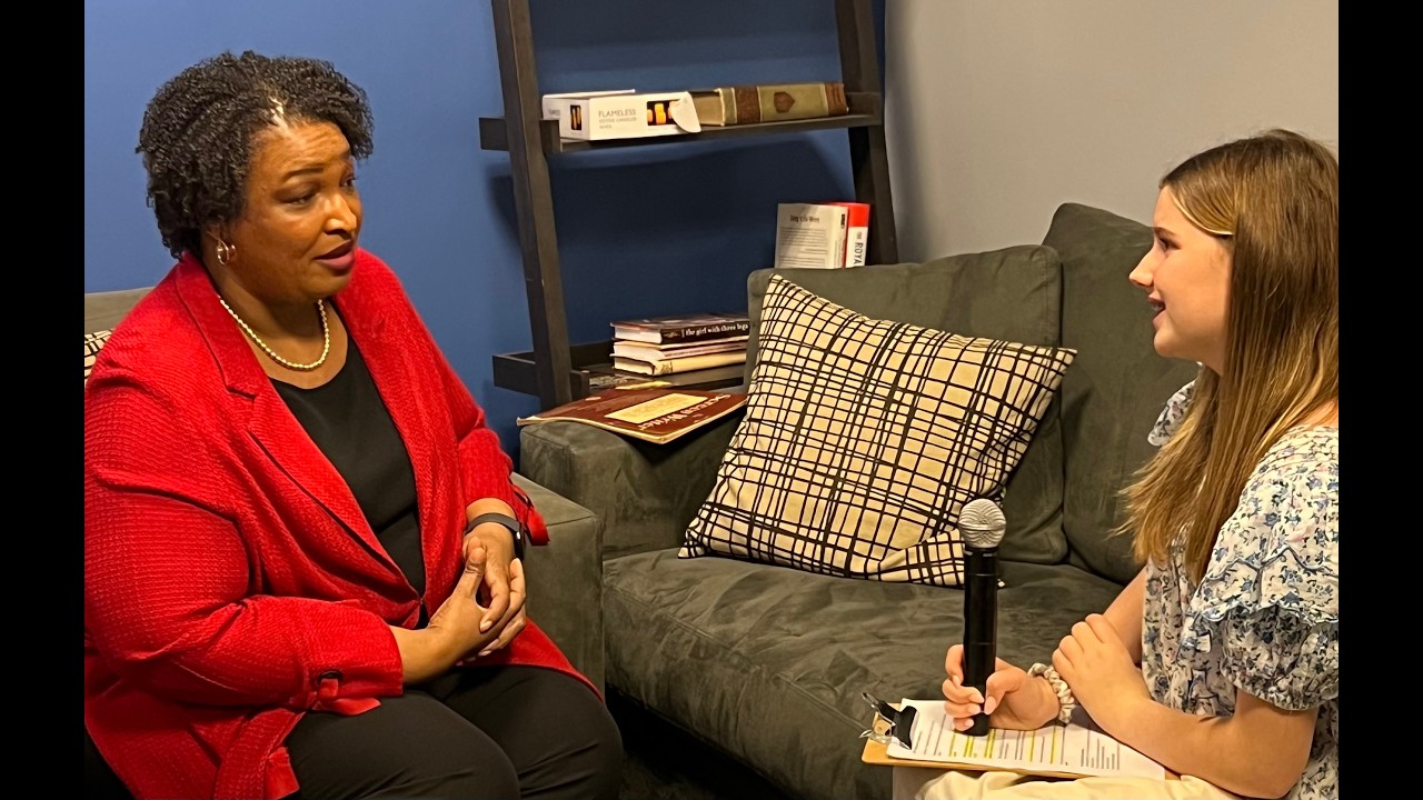 Interview with Stacey Abrams in Los Angeles