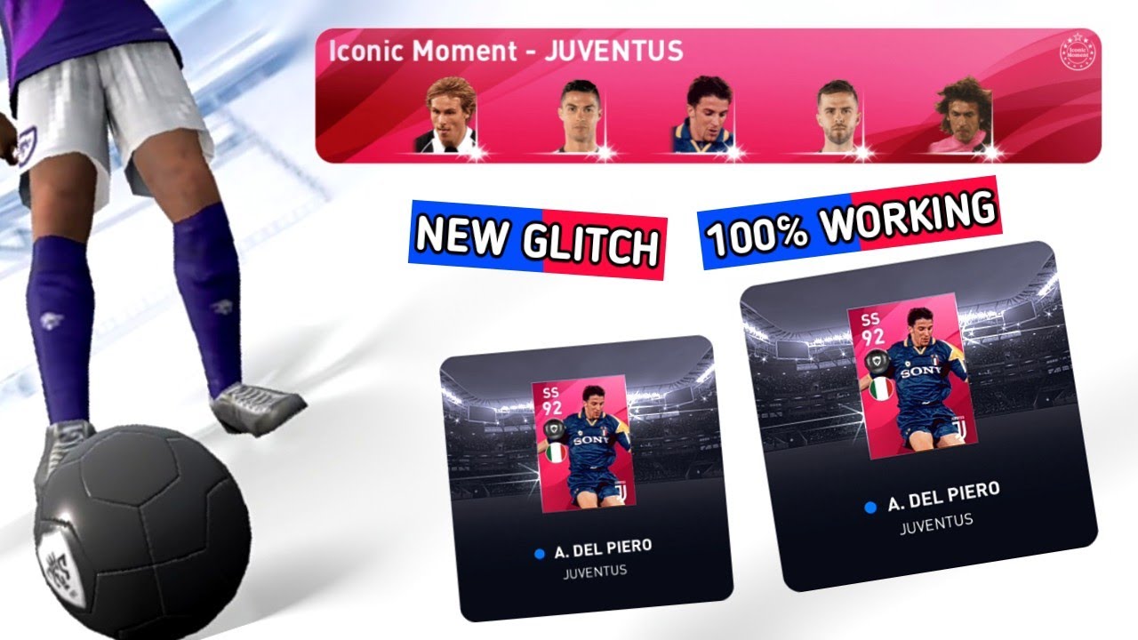 New Glitch! Iconic Black ball trick in iconic moment Juventus|| pes 2020 mobile