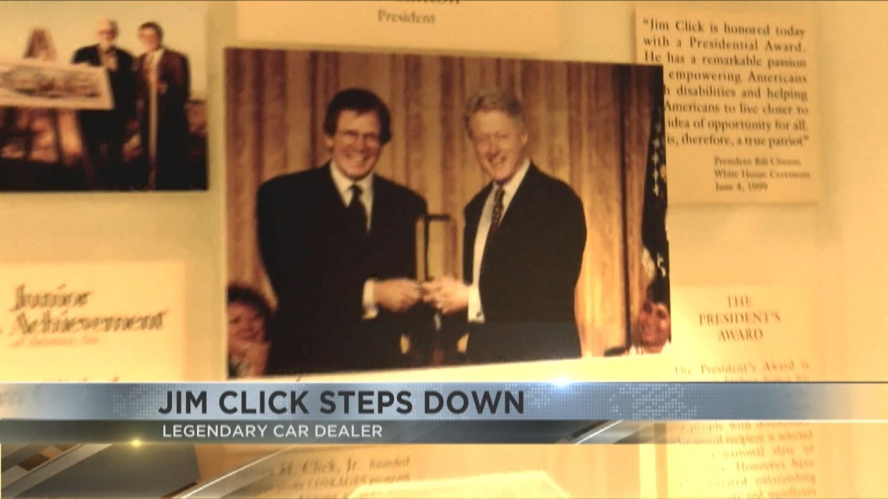 Legendary car dealer Jim Click steps down