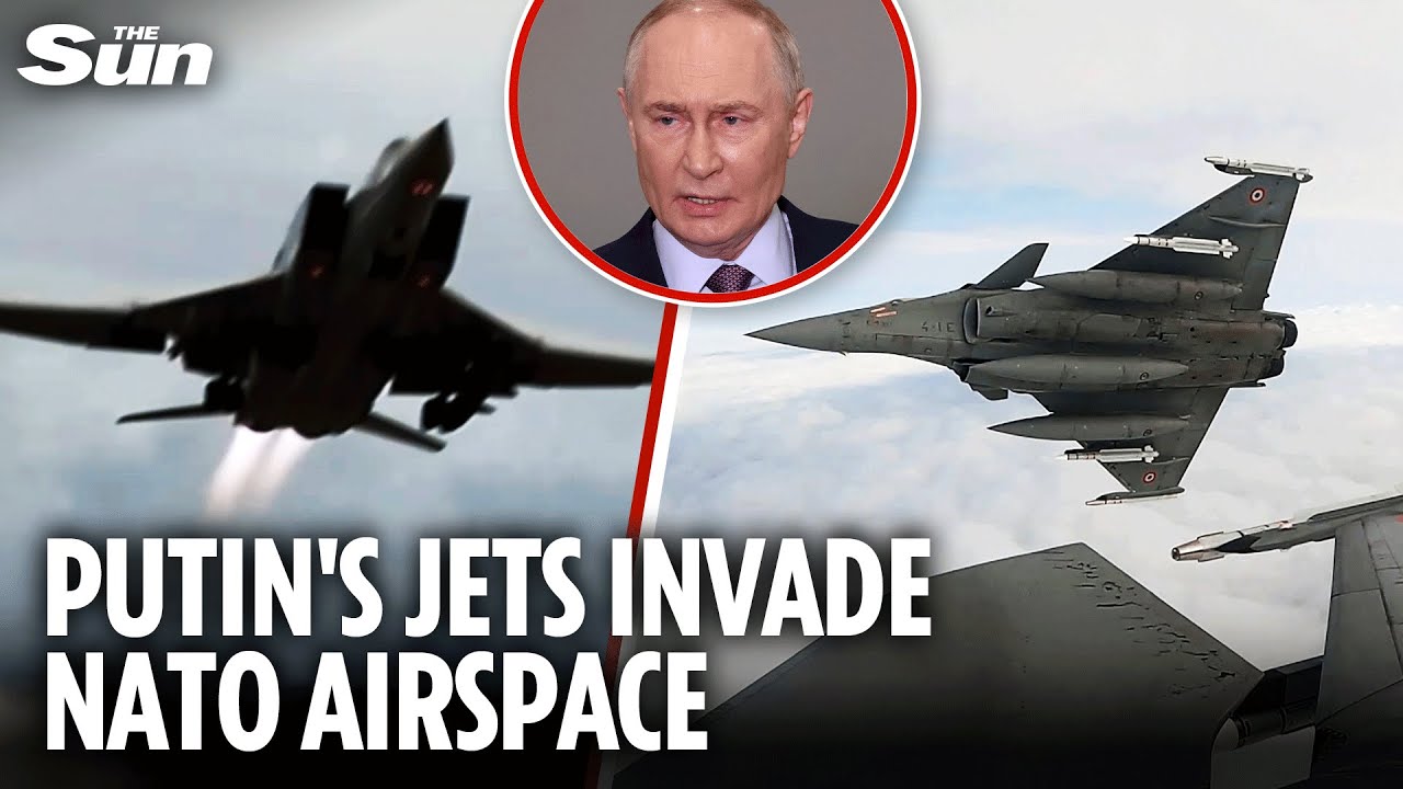 Russian jets invade Nato airspace AGAIN as raging Putin blasts Trump’s oil sanctions