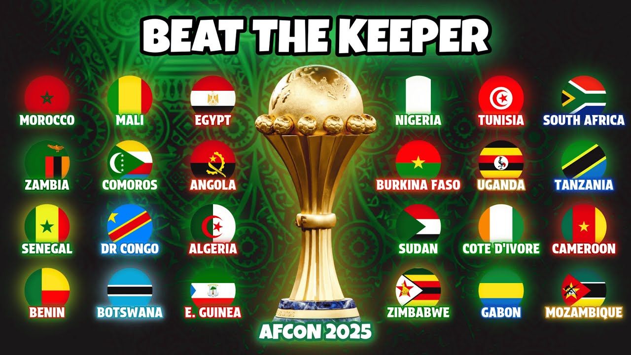 AFCON 2025 Morocco 🇲🇦 | Beat the Keeper ⚽🔥 | Marble Race