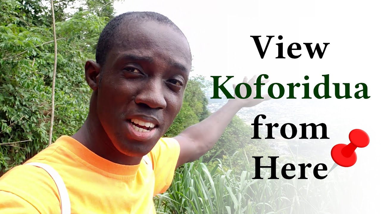 Landscape views of Koforidua from Obuotabiri Mountain - My first VLOG [vlog#1]