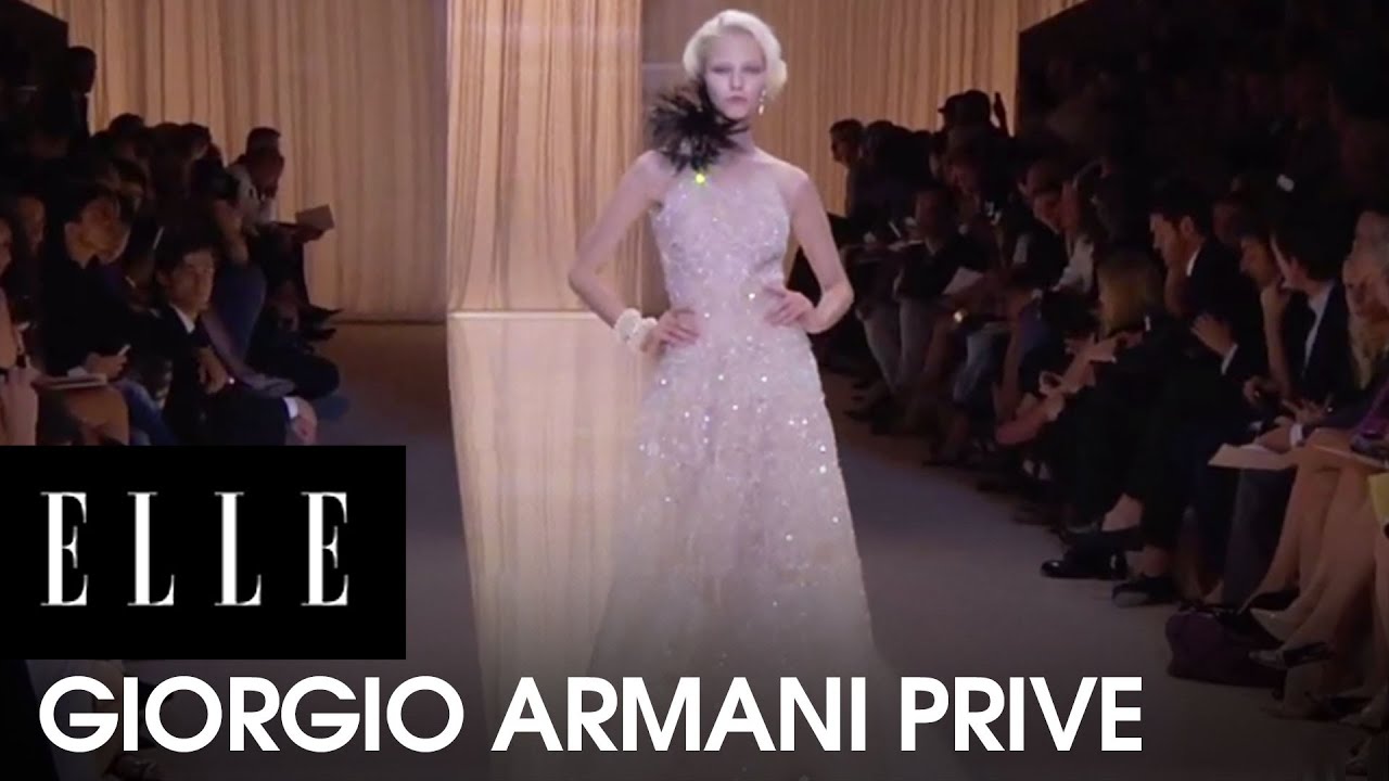 Giorgio Armani Prive - Fall 2013 Haute Couture - ELLE