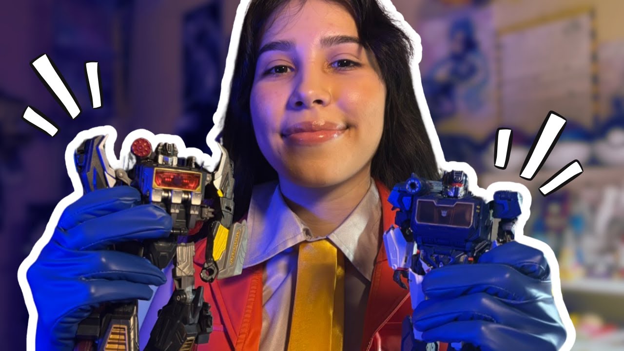 ASMR Tapping on more Transformer figures (Soundwave, Bumblebee, Soundblaster)