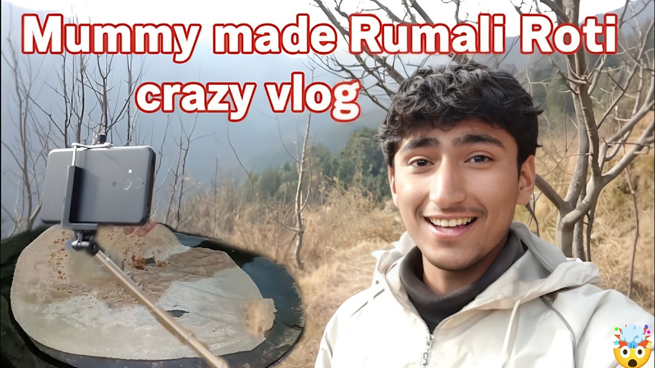 Pahle Apple 🍎 ki Cutting Uske Bad Pahadi Rumali Roti .. !! Crazy Vlog 😳