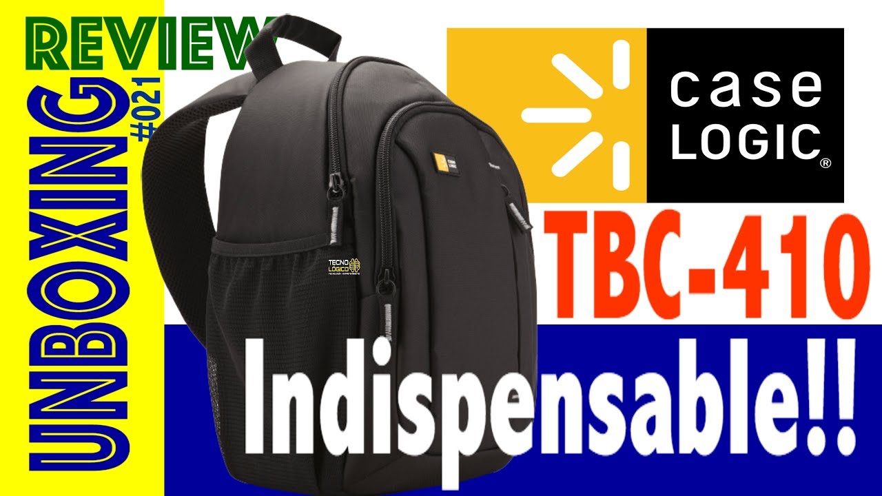 CASE LOGIC TBC 410 MANOSLIBRES MORRAL FOTOGRAFICO SLING BAG ESPAÑOL