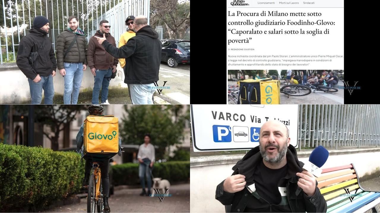 Caporalato e schiavitù, riders Glovo difendono il lavoro: 