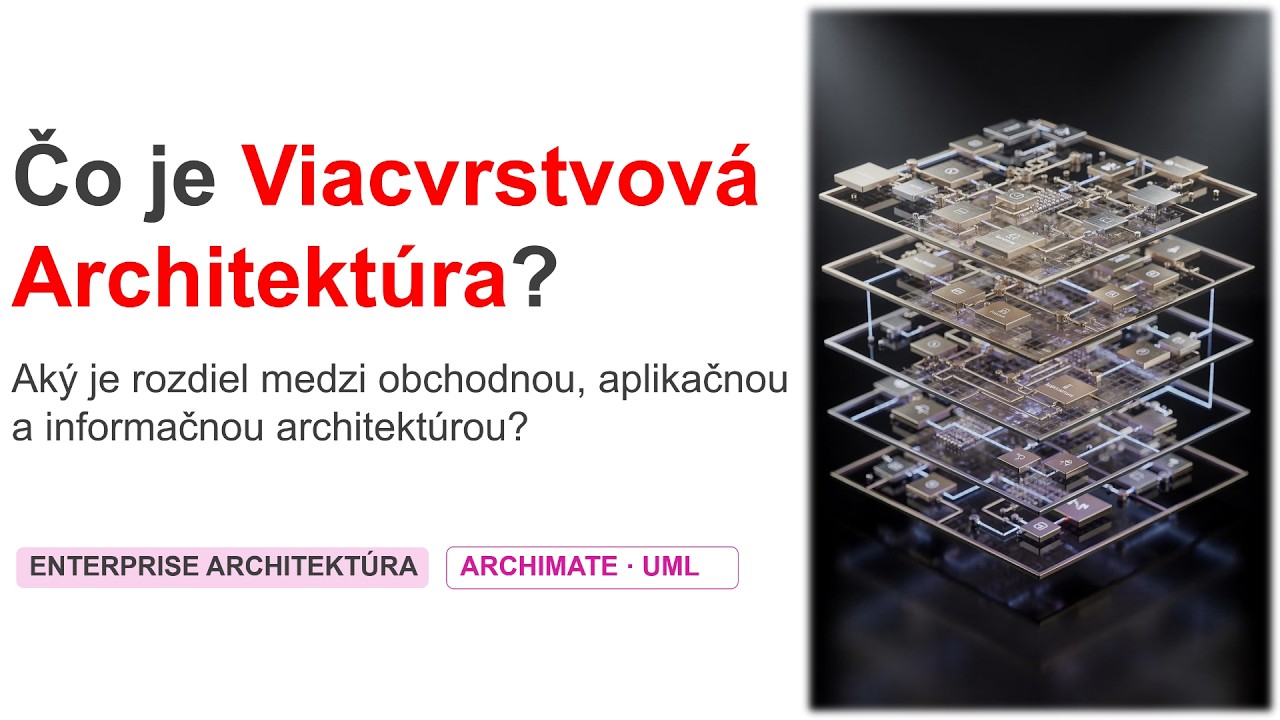 Online Kurz IKT Architekt - Čo je Viacvrstvová Architektúra (Obchodná, Aplikačná, informačná)?