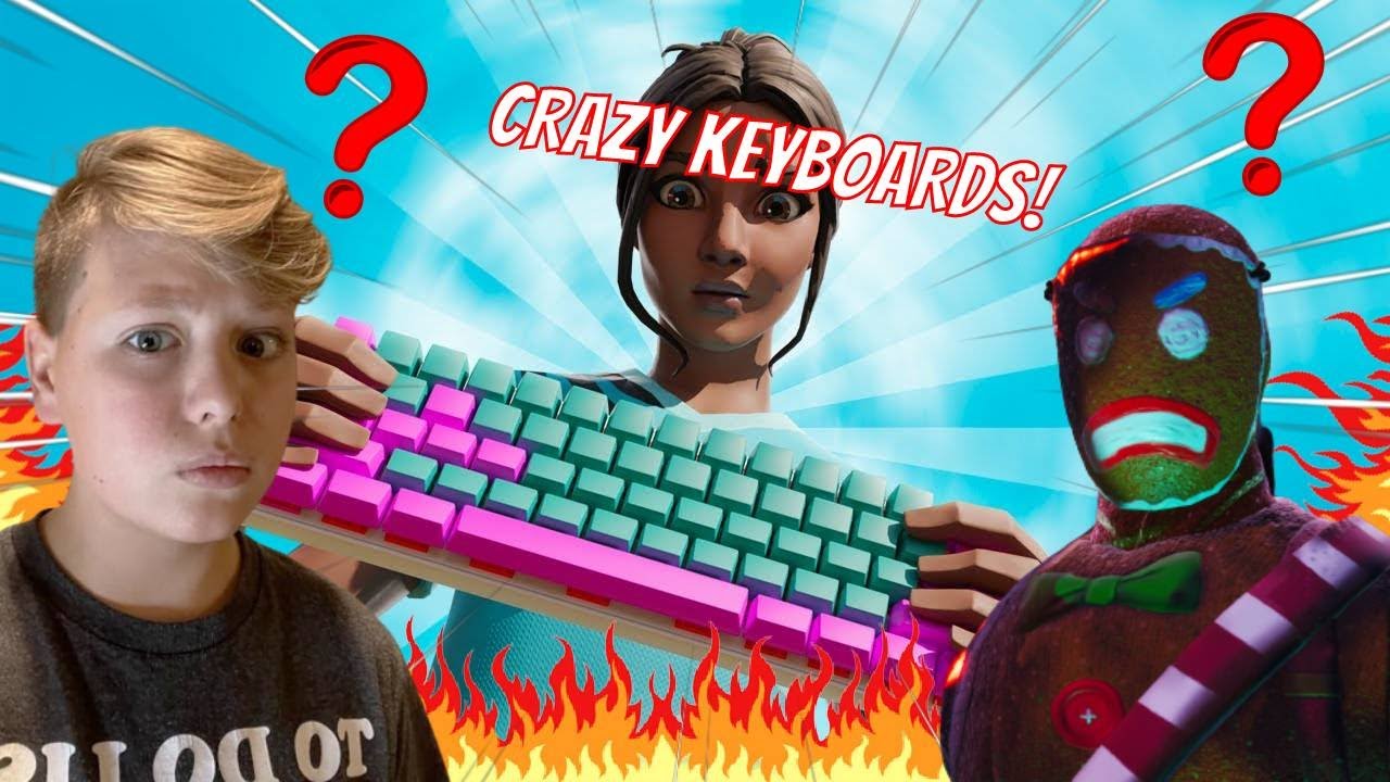 CRAZY FORTNITE KEYBOARD CHALLENGE!($160, $100, $10)@lobb_1 😱