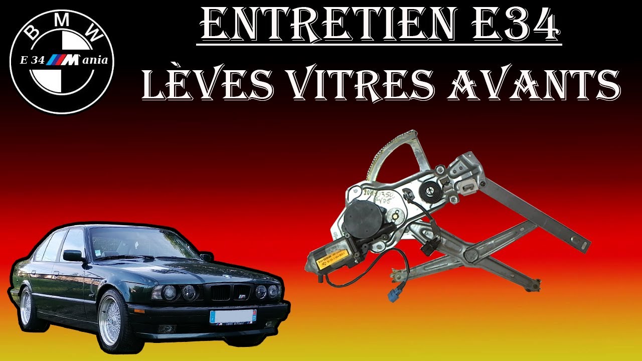 Changement ou réparation lève vitre BMW E34
