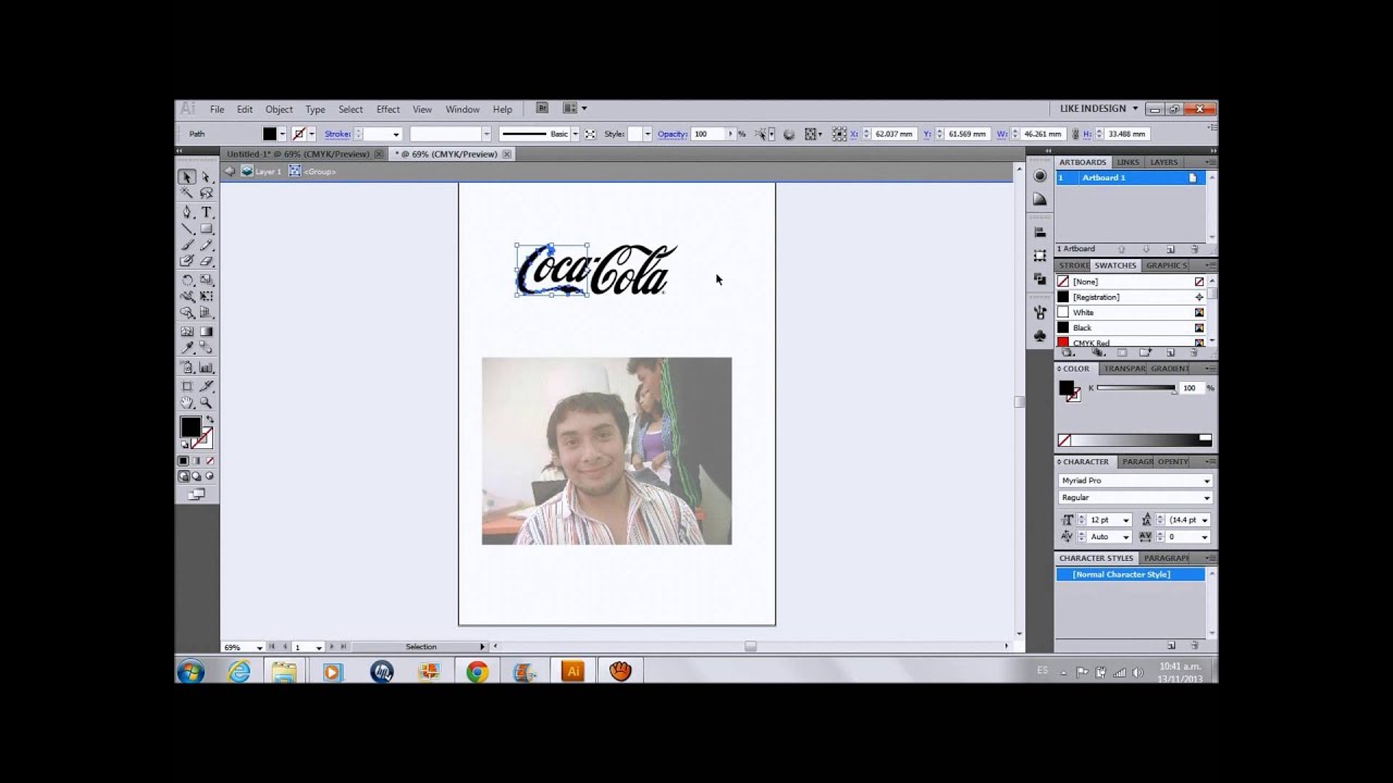 C&oacute;mo usar calco interactivo para vectorizar// Illustrator b&aacute;sico