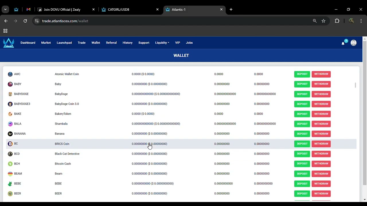 How to buy or sell your coin on Atlantis Exchange Global