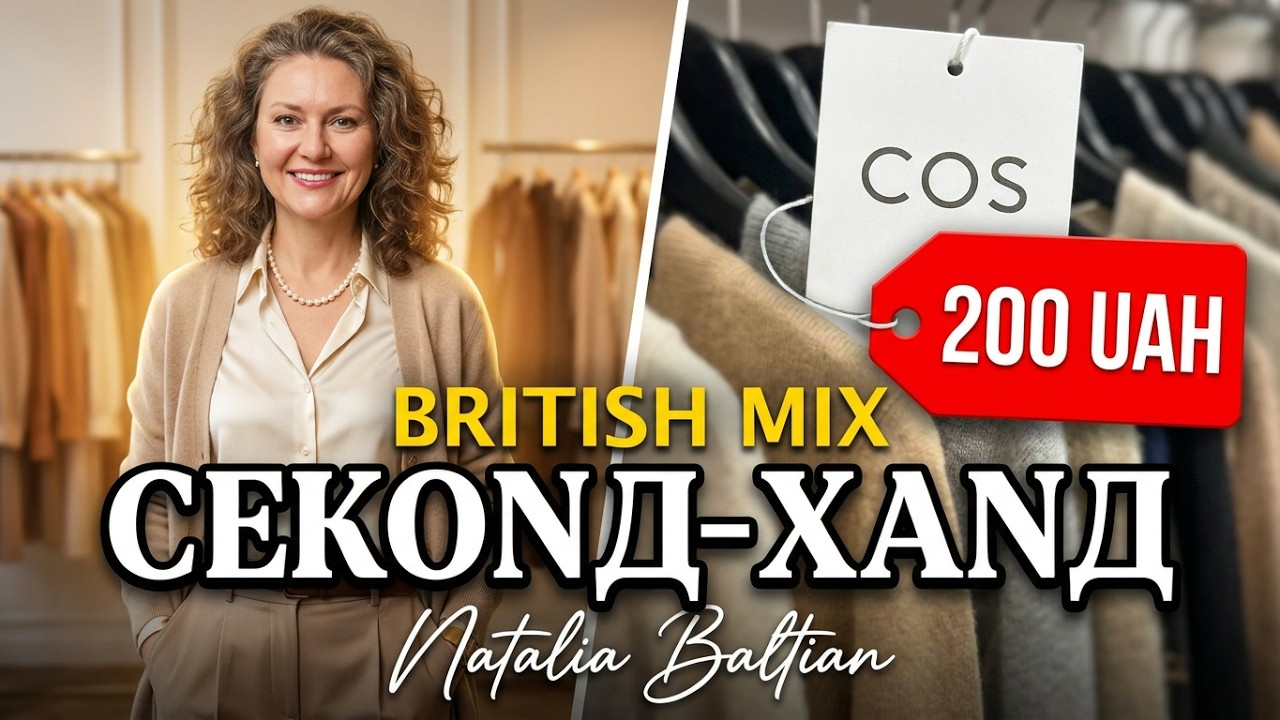 Знайшла COS у секонді! Мій British мікс haul 🇬🇧Found COS at the thrift store! #nataliabaltian