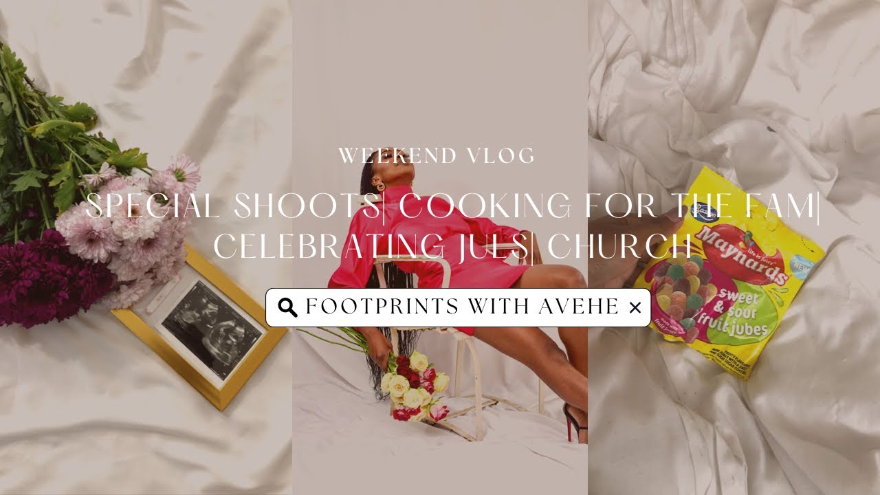 Weekend Vlog: Special Shoots | Cooking For The Fam| Celebrating Juls| Church