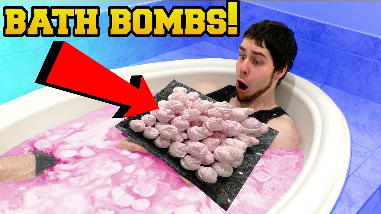 CUPCAKE BATH BOMBS BATH CHALLENGE!!!