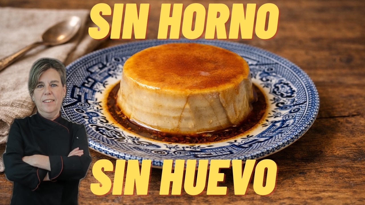 Cómo hacer flan sin horno 🍋 ¡Súper cremoso!