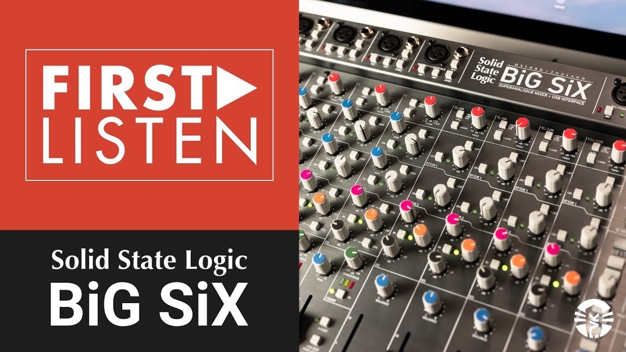 Запись и микширование с помощью настольного микшера BiG SiX от Solid State Logic