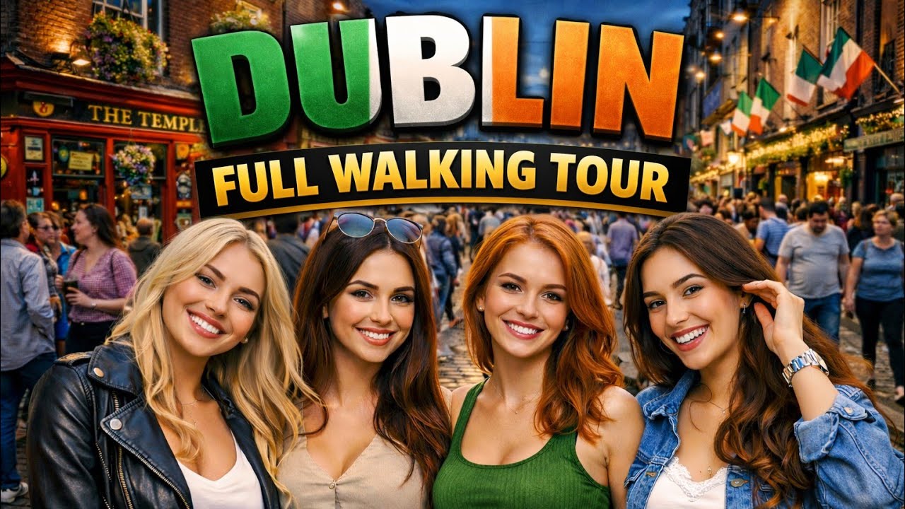 4K DUBLIN CITY CENTRE WALKING TOUR 2026 FULL VIDEO