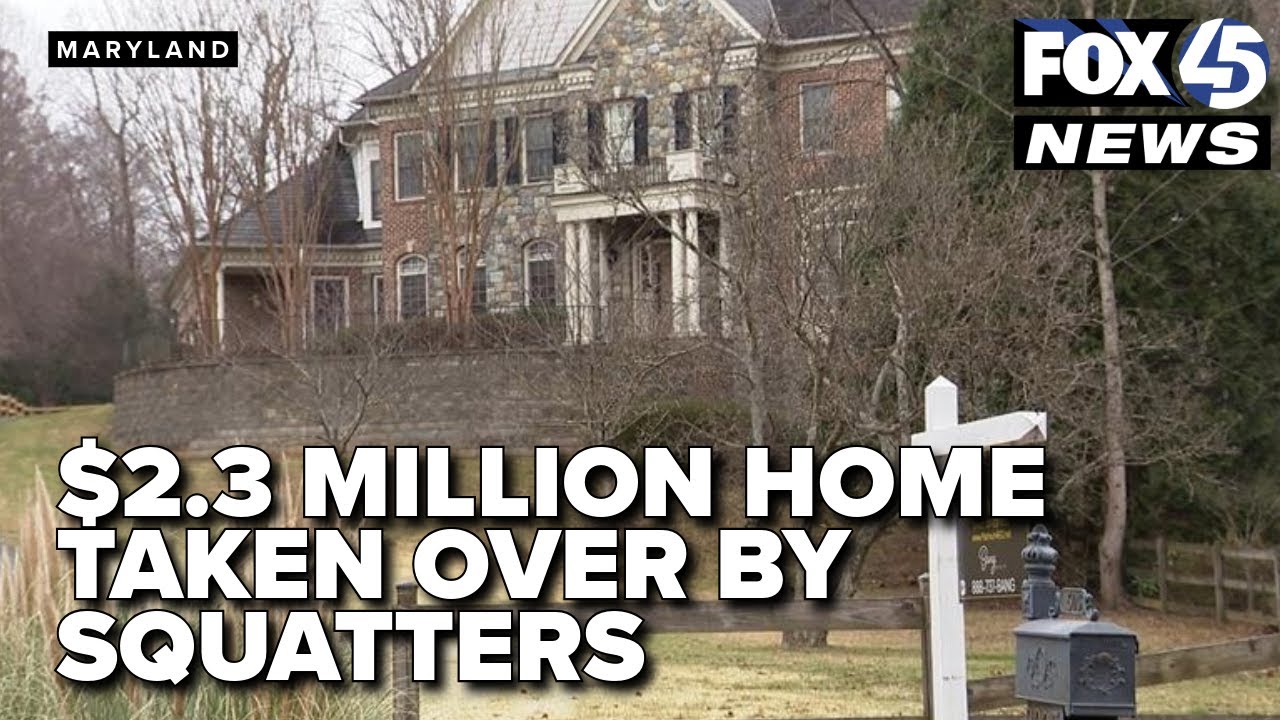 A $2.3M Maryland home allegedly taken over by squatters leaves block on edge