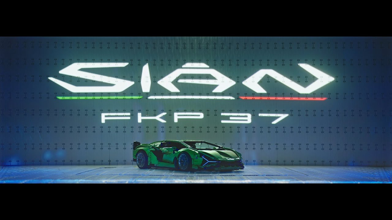 The stunning LEGO Technic Lamborghini Si&aacute;n FKP 37
