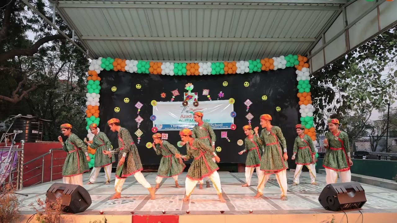 Group Dance | Aapno Rajasthan | Class 6th