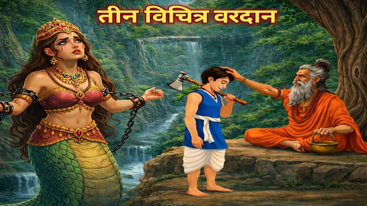 तीन विचित्र वरदान | श्रापित राजकुमारी | Teen Vichitra Vardan | #hindi #hindistories #viral #kahani 