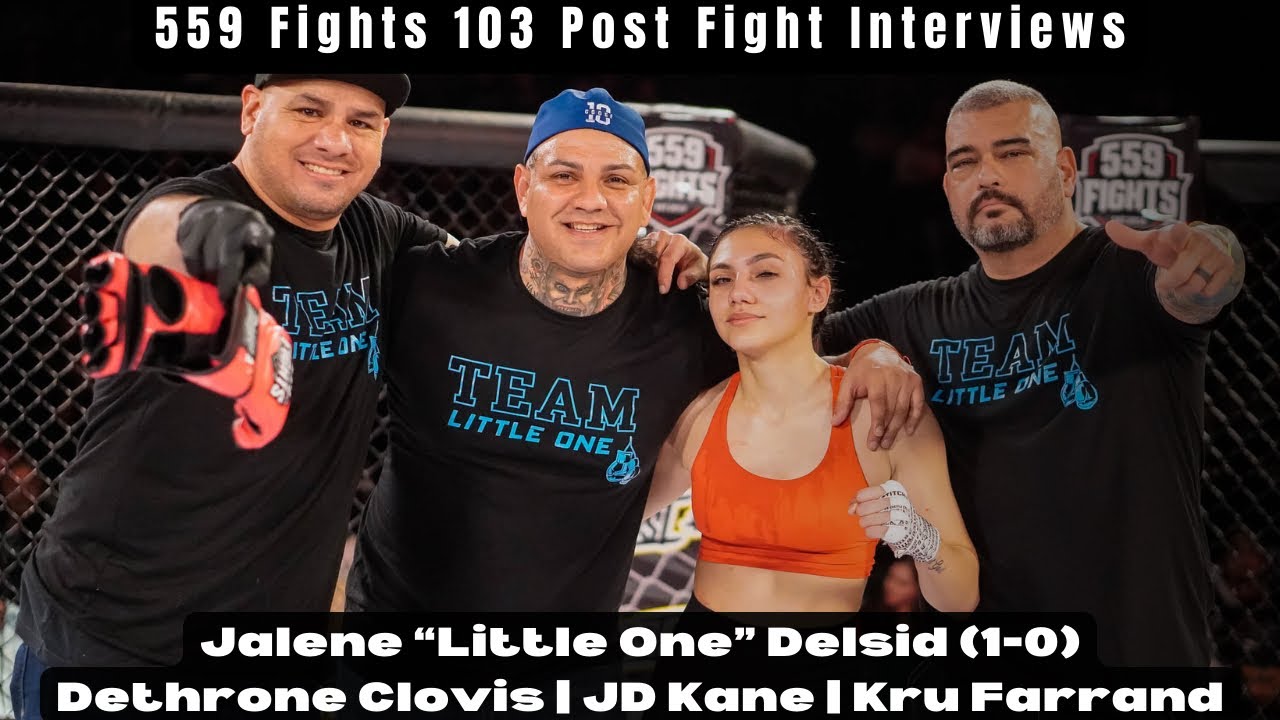 559 Fights 103 Post Fight Interview | Jalene Delsid Talks Family Fighting Blood, First Win & More!
