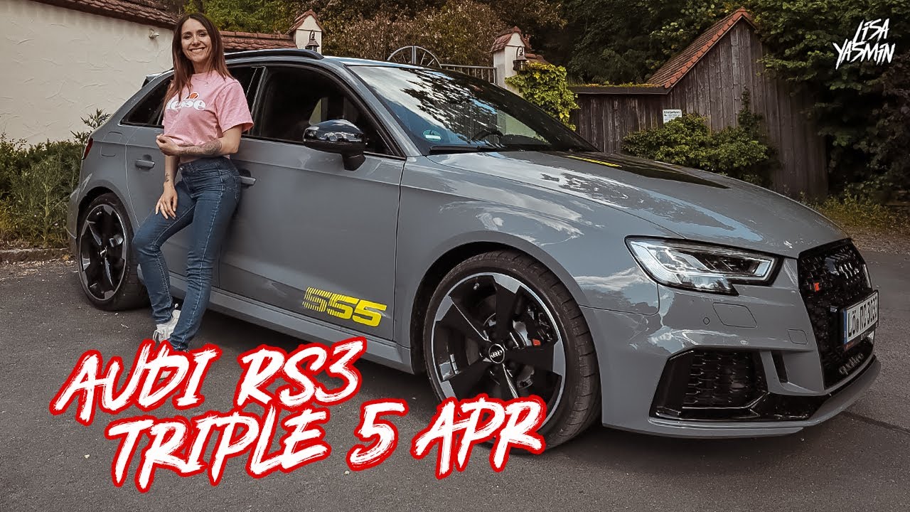 Wir stellen den Audi RS3 Triple 5 von APR vor | Zeiten messen | Lisa Yasmin