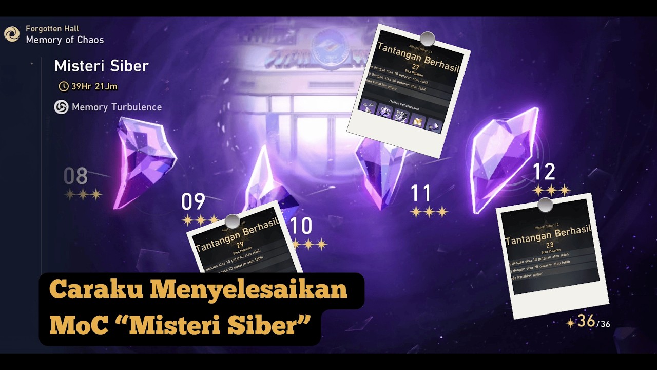 Tips & Trik Caraku Menyelesaikan MoC “Misteri Siber” | Forgotten Hall | Honkai Star Rail